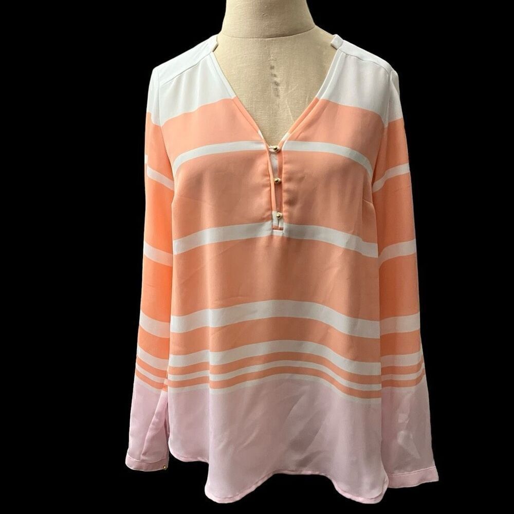 Lauren Conrad Lovely Striped Blouse / SZ: S